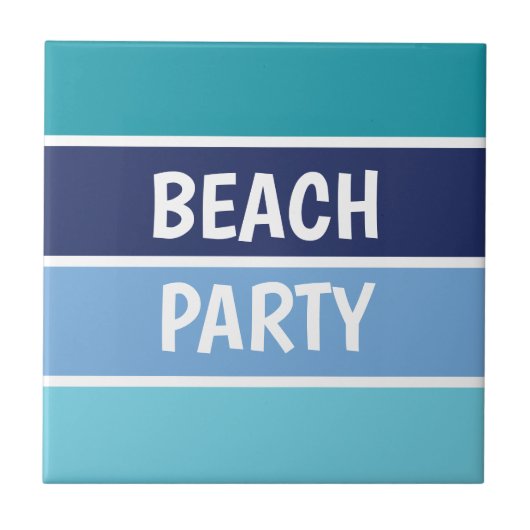 Carreau Blue Beach Party (Devant)