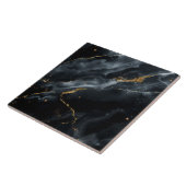 Carreau Blue-Black Marble Gold Glitter ID1172c (Côté)