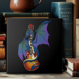 Carreau Blue Dragon Sunburst Guitare Music