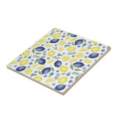 Carreau Blue French Country Lemon Pattern (Côté)