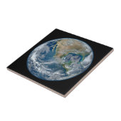 Carreau Blue Marble Planète Terre Amérique du Nord Mexique (Côté)