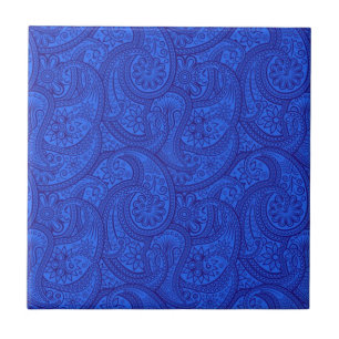 Carreau Blue Paisley
