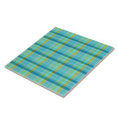 Carreau Blue Plaid par Shirley Taylor (Côté)