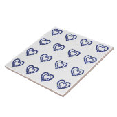 Carreau Blue Sapphire Heart (Côté)