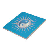 Carreau Blue Starburst Yin Yang (Côté)