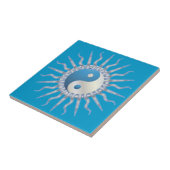 Carreau Blue Starburst Yin Yang (Côté)