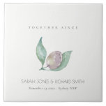 CARREAU BLUE WATERCOLOUR OLIVE SAVE THE DATE WEDDING VENIN<br><div class="desc">Si vous avez besoin d'une personnalisation ou d'autres éléments correspondants,  n'hésitez pas à me contacter à l'adresse yellowfebstudio@gmail.com</div>