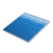 Carreau Blue wavy lines (Côté)