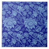 Carreau Blue Wey par William Morris (Devant)