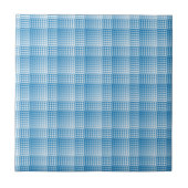 Carreau Blue White Checker Abstract Pattern (Devant)