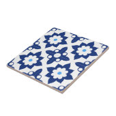 Carreau  Blue &White Modern ِStylish Abstract Geometric (Côté)