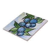 Carreau Blueberges d'aquarelle (Côté)