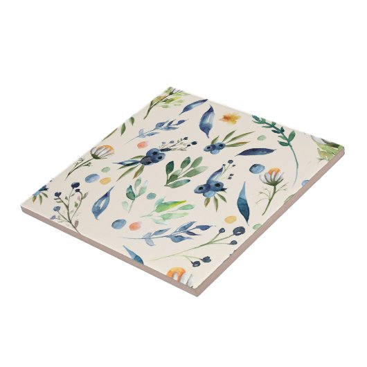 Carreau Blueberry et Daisy Clear Image en toute transparen (Côté)