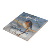 Carreau Bluebird Of Happiness Inspiré Personnalisé (Côté)