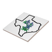 Carreau Bluebonnets du Texas (Côté)