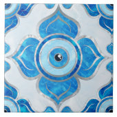 Carreau Blues ornementales et Pearl (Devant)