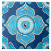 Carreau Blues ornementales et Pearl (Devant)