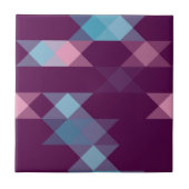 Carreau blues, pinks and purple geometric (Devant)