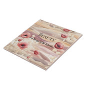 Carreau Blush Crème Bourguignon Floral Shower Nuptial (Côté)