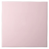 Carreau Blush Pink Ceramic Tile. (Devant)