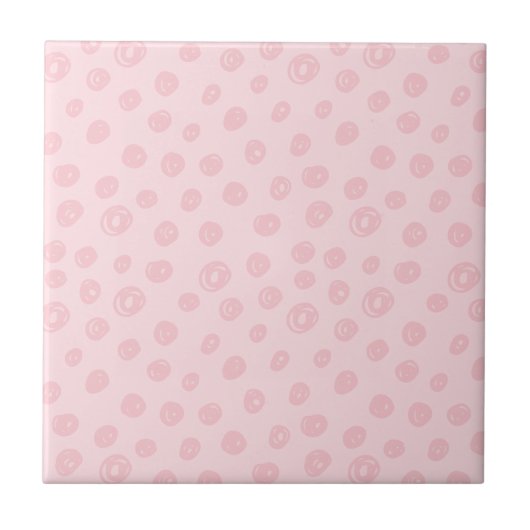 Carreau Blush Pink Dots (Devant)