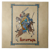 Carreau Bogatyr russe médiéval (Devant)