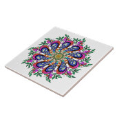 Carreau Bohémien Mod Floral Mandala (Côté)