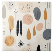 Carreau Boho Abstraite Retro Popular Collection (Devant)