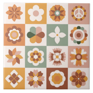 Carreau Boho Bloque Floral