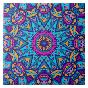 Carreau Boho Festive Mandala