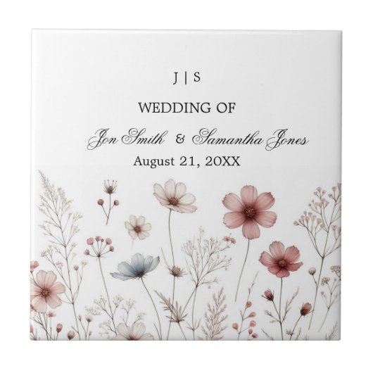 Carreau Boho floral été simple (Devant)