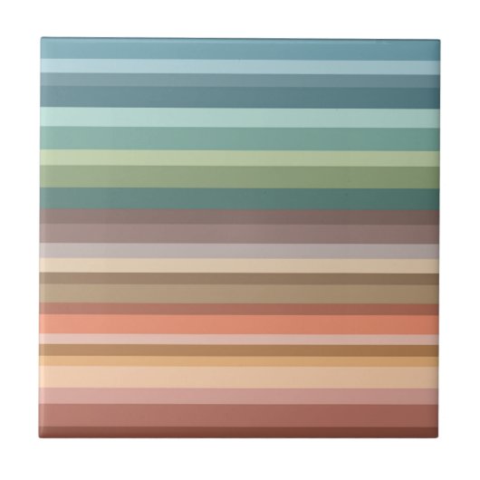 Carreau Boho Modern Chic Stripes (Devant)