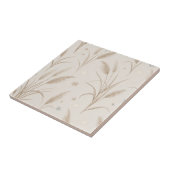 Carreau Boho Pampas Grass Beige Brown Star Pattern (2) (Côté)