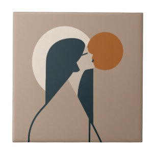 Carreau Boho Woman Sun