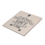 Carreau Boire Avec Le Chat | Dessous de verre drôle (Côté)