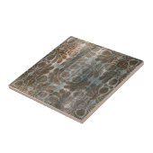 Carreau Bois démonté Réplique Brown Damask Ornat (Côté)