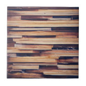 Carreau Bois planches design brun (Devant)