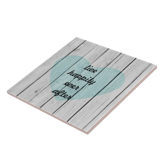 Carreau Bois rustique blanc chic (Côté)