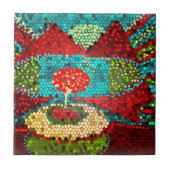 Carreau Boisson en mosaïque Abstraite colorée (Devant)