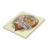 Carreau Boîte cadeau Reine de mon cœur (Côté)