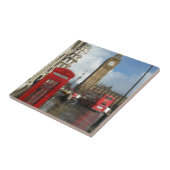Carreau Boîte de téléphone de Londres et Big Ben (St.K) (Côté)