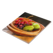Carreau Bol de raisins rouges et poires (Côté)