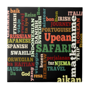 Carreau Bon Italian Irish Safari Hapanese Voyage