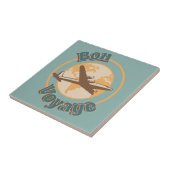 Carreau Bon voyage Voyage Voyageons dans le monde design (Côté)