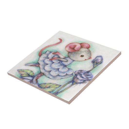 Carreau Bonbon chic minable à danseuse de fille de souris (Côté)