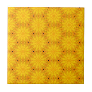 Carreau Bonheur Jaune Boho