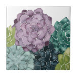 Carreau Bonheur plante | Grow Harvest Love<br><div class="desc">Profitez de ce design de typographie succulent et créatif sur un produit ou une pièce murale pour mettre en valeur et ajouter au monde qui vous entoure. Artiste : Grace Popp</div>