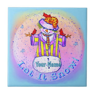 Carreau Bonhomme de neige de Birdies