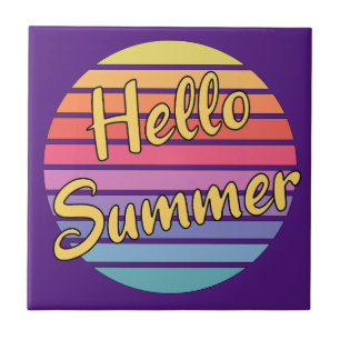 Carreau Bonjour été