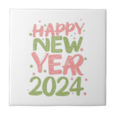 Carreau Bonne année 2024 (Devant)